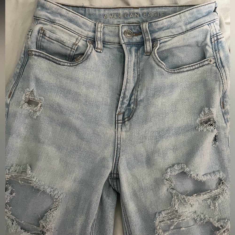 American Eagle stretch mom jeans